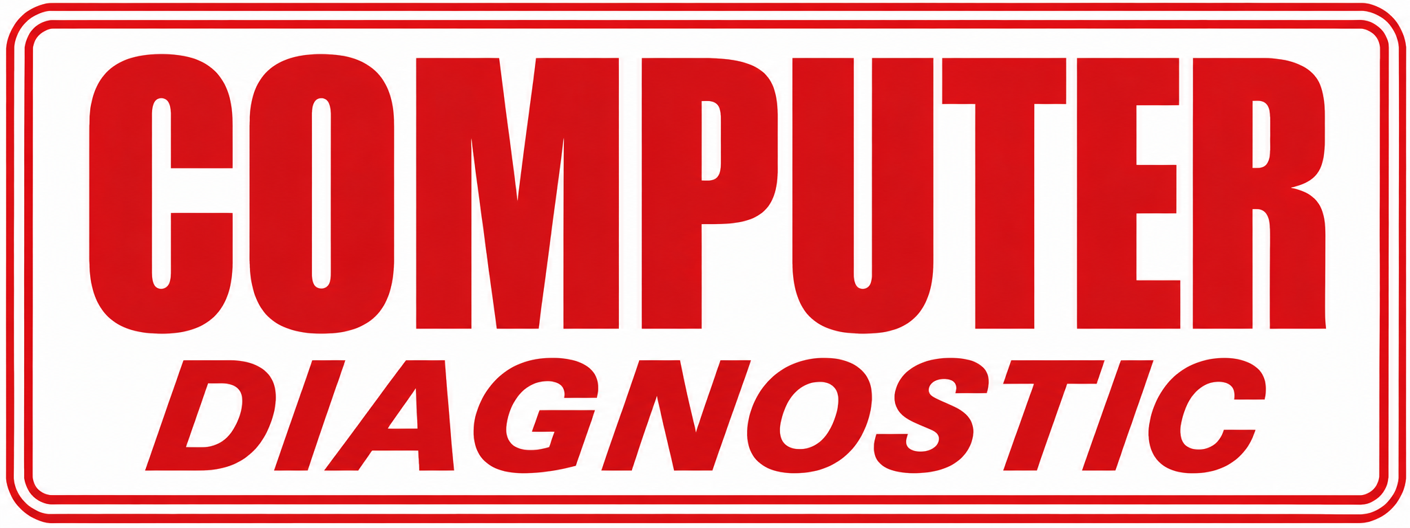 Computer Diagnostic - 24x9 Automotive Sign