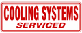 Cooling Systems Serviced - 24x9 Automotive Sign