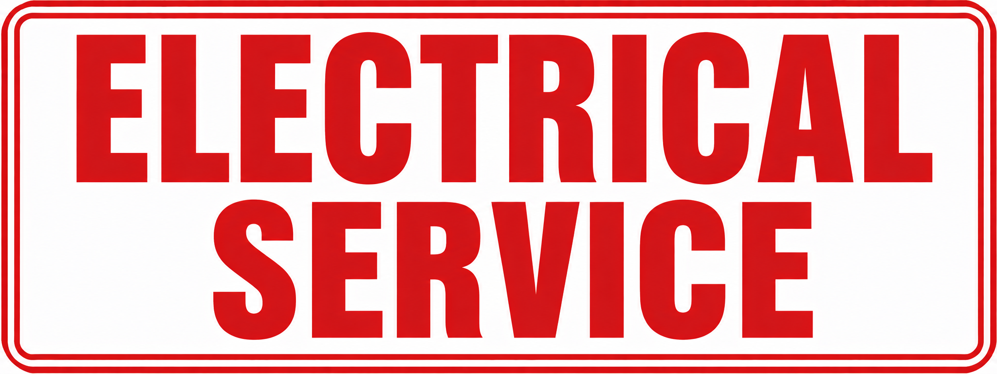Electrical Service - 24x9 Automotive Sign