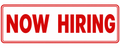 Now Hiring - 24x9 Sign